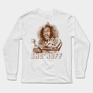 Sho'Nuff - retro vintage sketches Long Sleeve T-Shirt